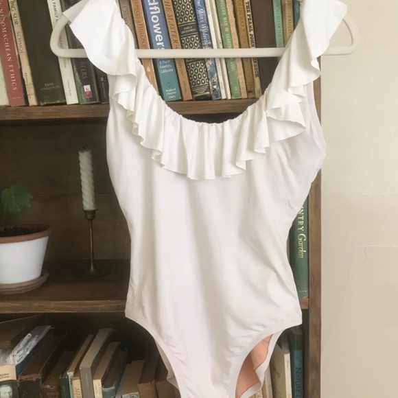J. Crew ruffle swimsuit 4 - Picture 5 of 10